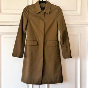 Vintage BCBGMaxAzria Longline Brown Button-Front Coat Jacket - Size XXS